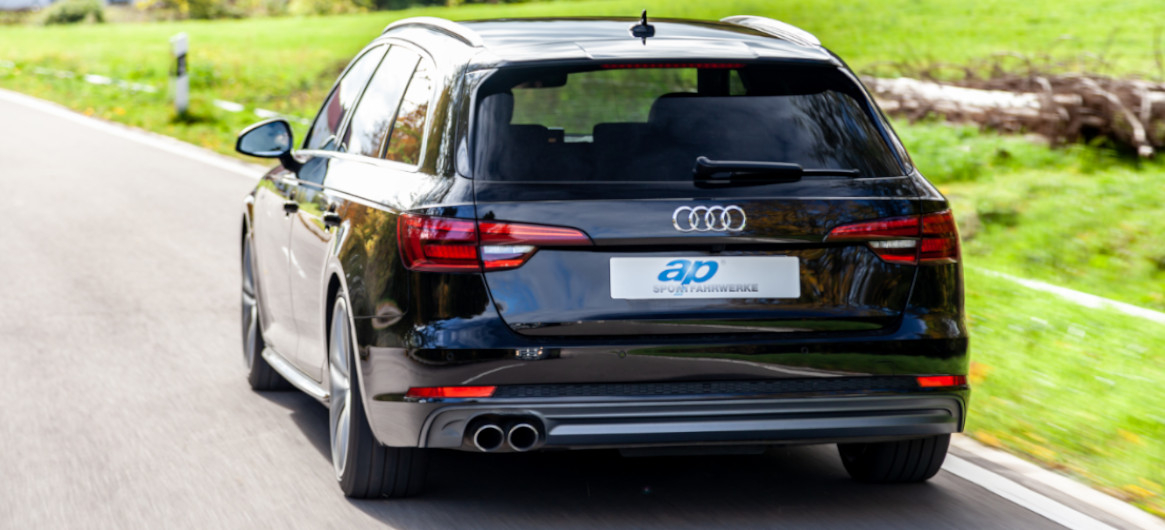 With the ap coilover suspension kit, the Audi A4 B9 drives much more dynamically